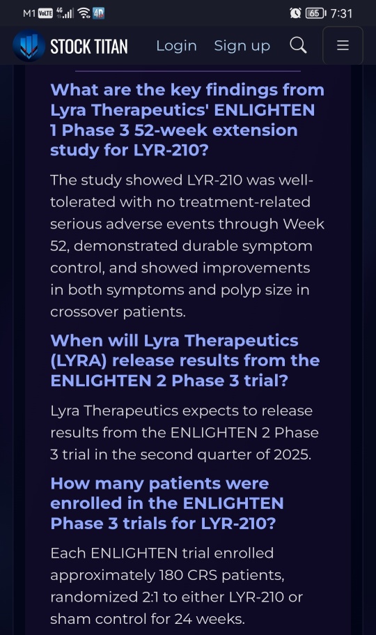 Lyra Therapeutics to Present 52-week Extension Stage Results for ENLIGHTEN 1 Phase 3 Study for LYR-210 for the Treatment of Chronic Rhinosinusitis at COSM 2025