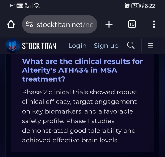 Alterity Therapeutics Announces Multiple Oral and Poster Presentations to be Featured at the International MSA Congress