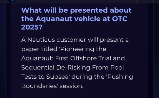 Nauticus Robotics Announces Participation in May Conferences