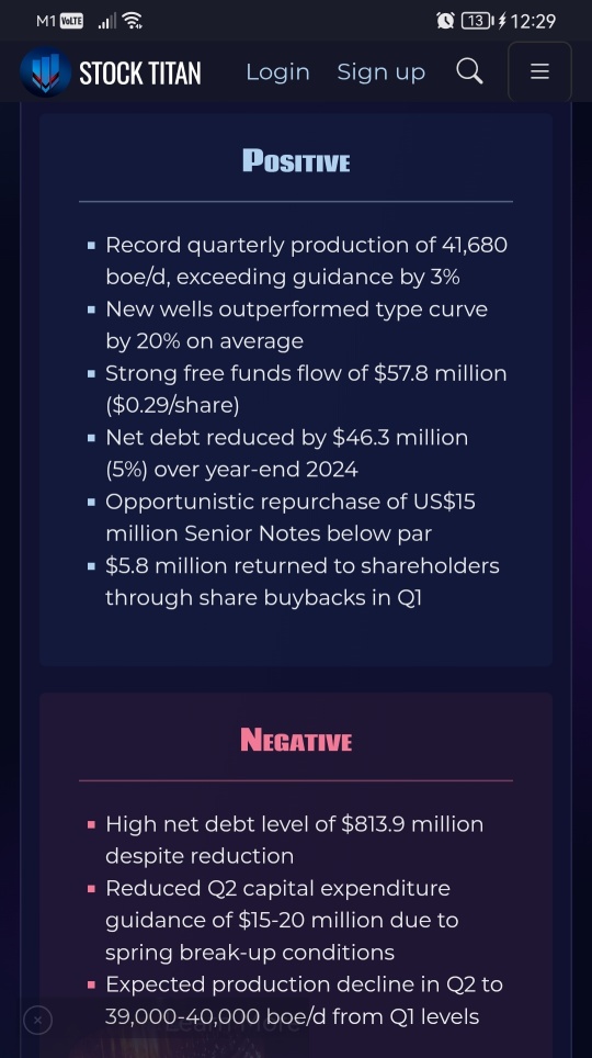 Saturn Oil & Gas Inc. Announces First Quarter 2025 Results Highlighted by Record Production and Adjusted Funds Flow