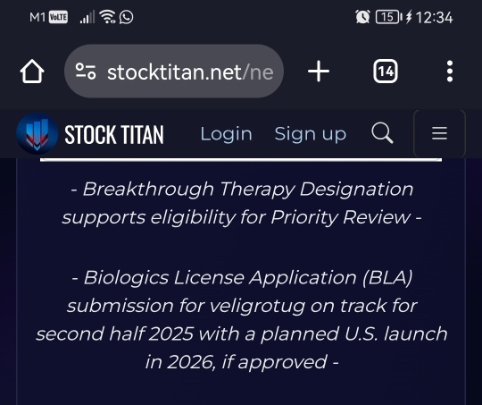 Viridian Therapeutics获得FDA突破性疗法认证，治疗甲状腺眼病（TED）的Veligrotug