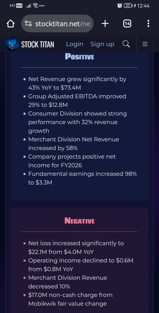 Q3 2025 Results: Lesaka delivers on guidance, reaffirms FY2025 outlook and projects positive net income in FY2026