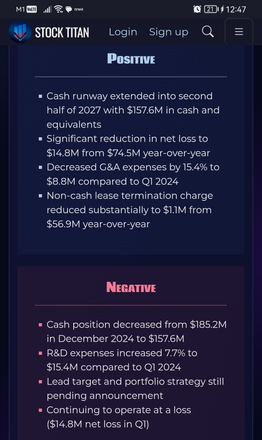 Generation Bio Reports Recent Business Highlights and First Quarter 2025 Financial Results