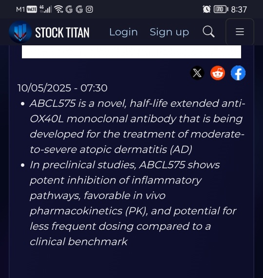 AbCellera在2025年SID年會上發佈了ABCL575的積極臨床前數據