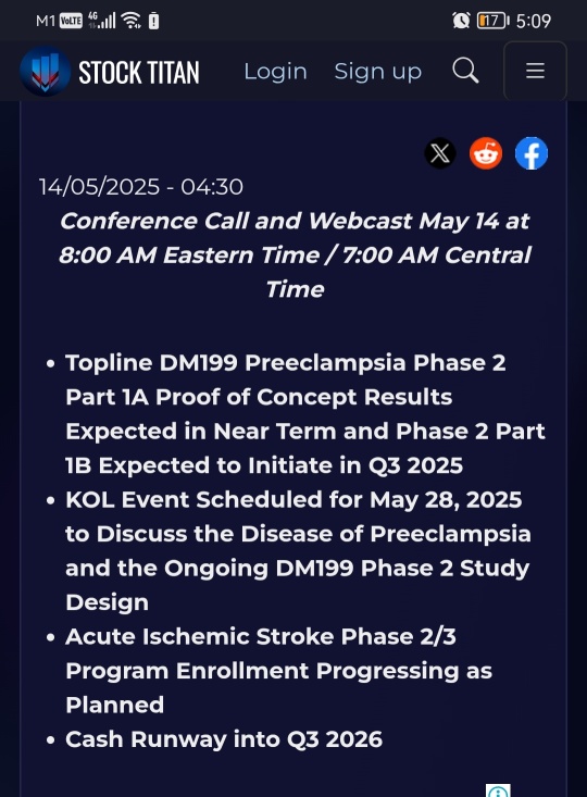 DiaMedica Therapeutics公佈2025年第一季度財務結果並提供業務亮點