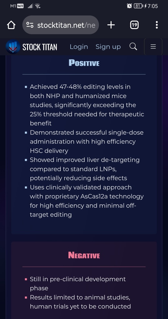 Editas Medicine Reports New In Vivo Data Highlighting the Potential of Editas’ Gene Upregulation Strategy in HSCs at the American Society of Gene and Cell Therapy Annual Meeting
