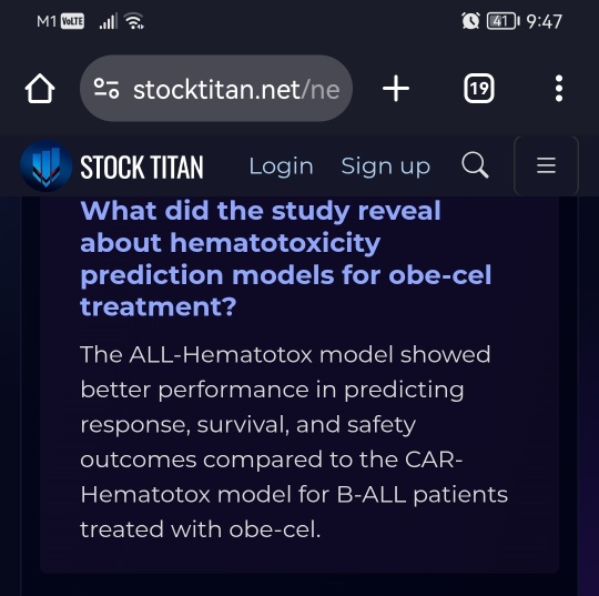 Autolus Therapeutics在2025年歐洲血液學協會(EHA)大會上發佈臨床數據更新
