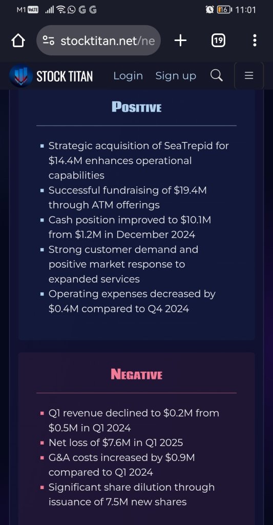 Nauticus Robotics Reports Strong Start to 2025