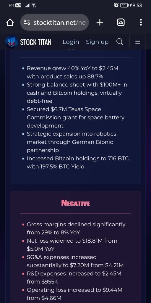 KULR科技集團發佈2025年第一季度財務業績