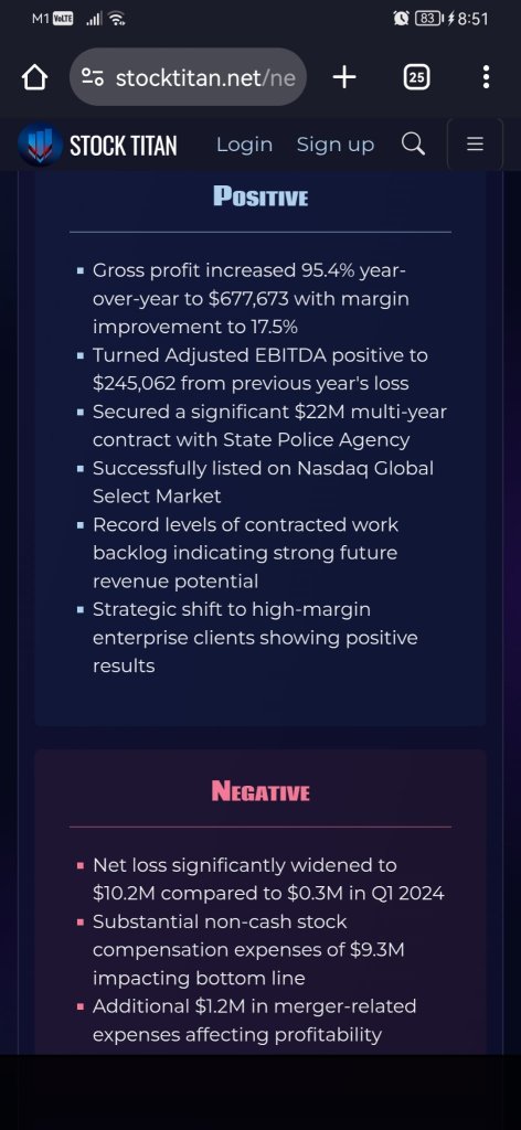 Cycurion公佈2025年第一季度財務業績
