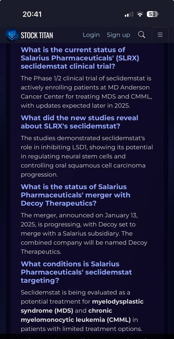 Salarius Pharmaceuticals’ Seclidemstat Demonstrates Supporting Role in Inhibiting Validated Oncology Target LSD1 in Two Recently Published Studies
