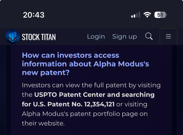 Alpha Modus Awarded New U.S. Patent Strengthening Its AI Retail Technology Portfolio