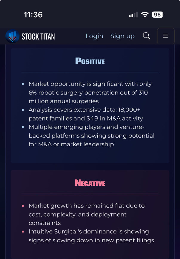 New PatentVest Pulse Report Maps the Competitive and IP Landscape of the $188B Surgical Robotics Market