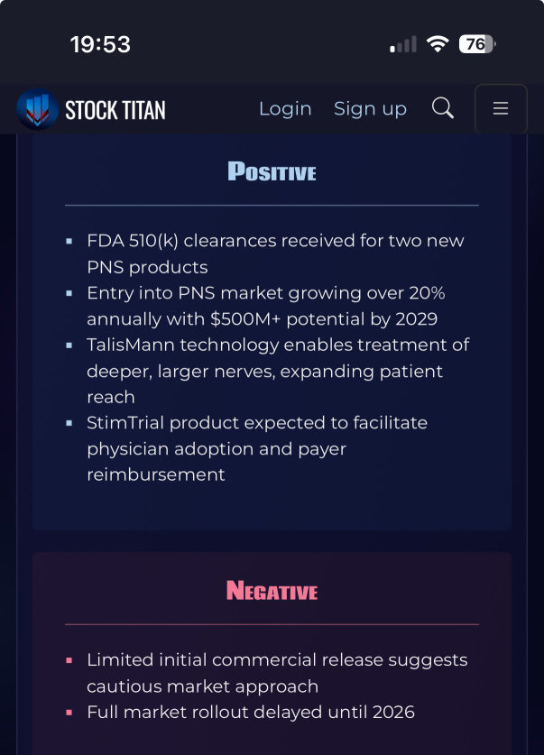 Bioventus Receives FDA 510(k) Clearances for two Next-Generation Peripheral Nerve Stimulation Products
