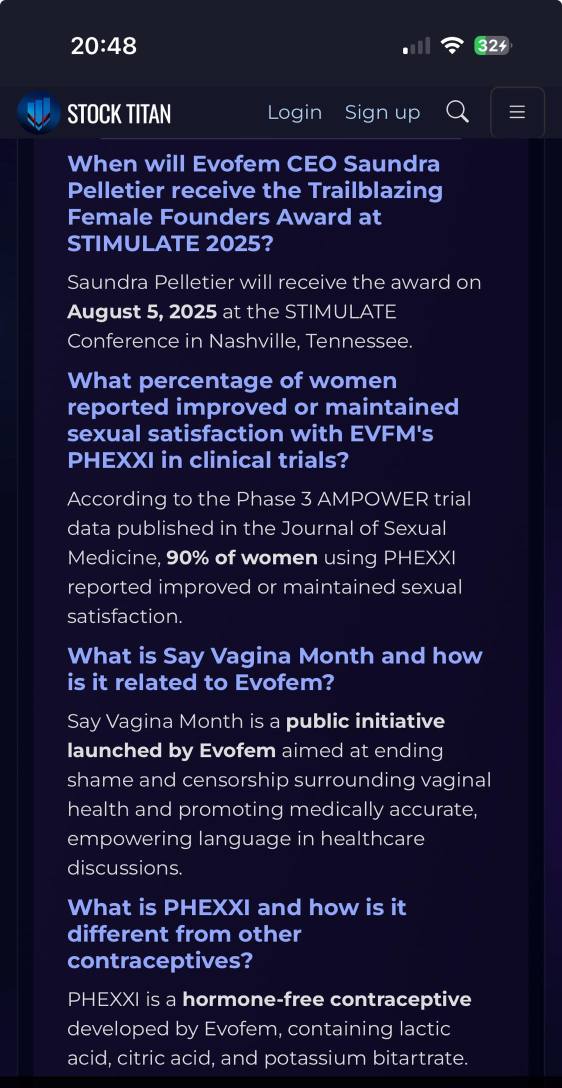 Evofem 首席执行官 Saundra Pelletier 在 STIMULATE 会议上荣获开拓性女性创始人奖