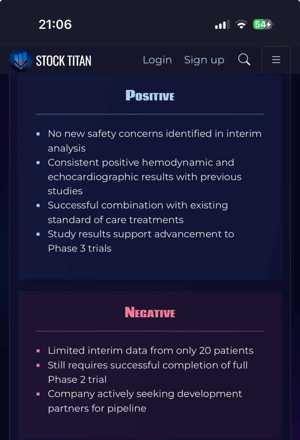 Windtree宣布在SCAI C期心源性休克患者中进行Istaroxime二期试验的中期分析