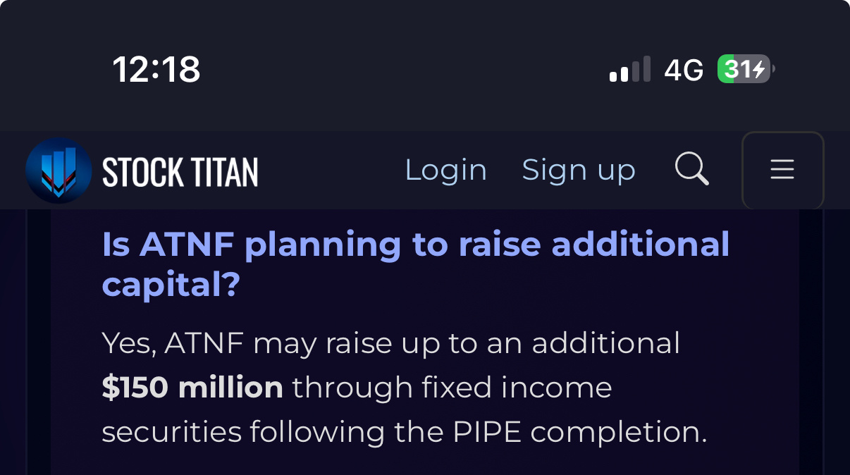 180ライフサイエンス、イーサリアム財務戦略推進のため4億2500万ドルの非公募発行を完了 - moomooコミュニティ