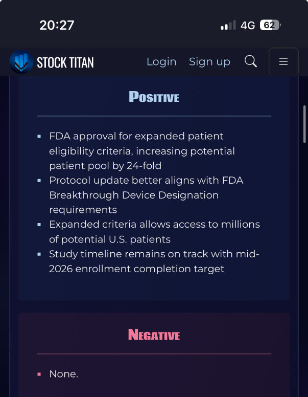 Orchestra BioMed Announces Rollout of FDA-Approved BACKBEAT Global Pivotal Study Protocol Update Significantly Expanding Patient Eligibility