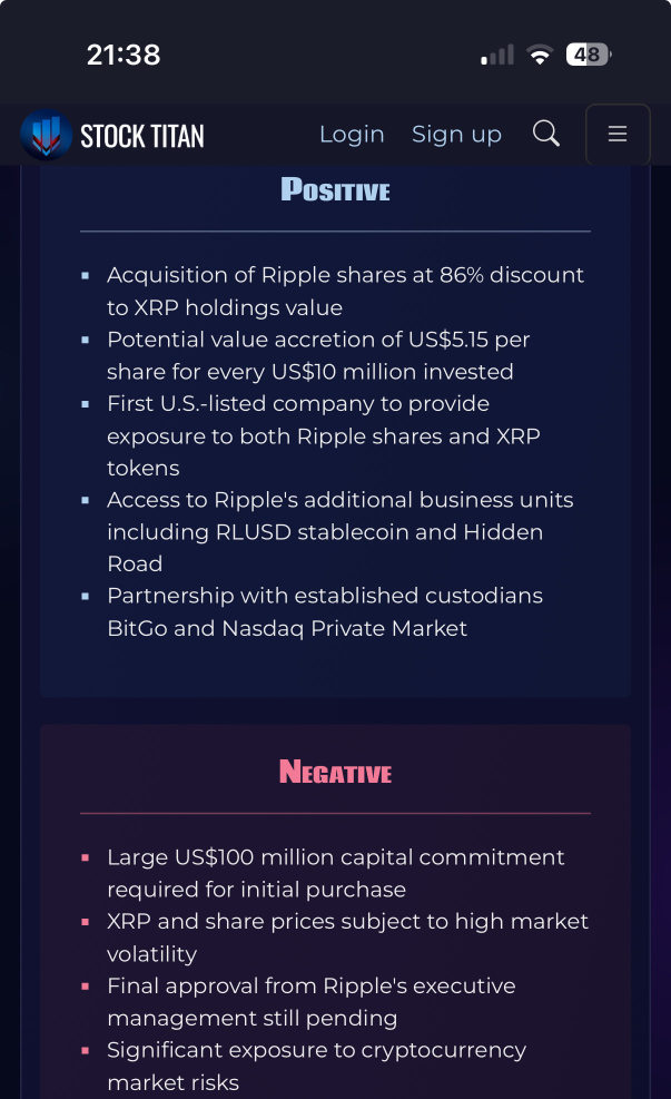 VivoPower To Purchase Initial US$100 Million of Ripple Shares, Effectively Buying XRP at an Implied US$0.47 Per Token