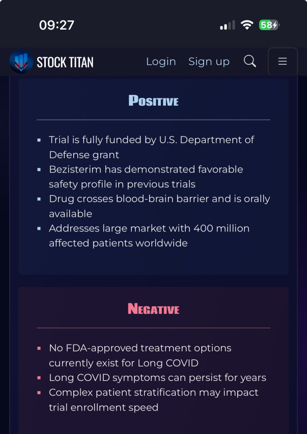 BioVie Highlighted ADDRESS-LC Phase 2 Trial Design Exploring Bezisterim for the Treatment of Neurological Symptoms of Long COVID at Keystone Symposia on Long COVID and Other Post-Acute Infection Syndr