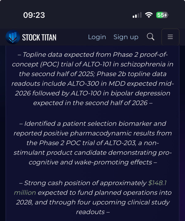Alto Neuroscience Reports Second Quarter 2025 Financial Results and Recent Business Highlights