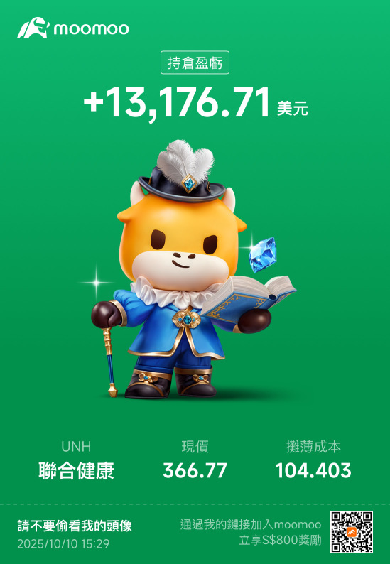 慢慢喔 COST不懂會不會跟UNH一樣給我慢慢入倉的機會