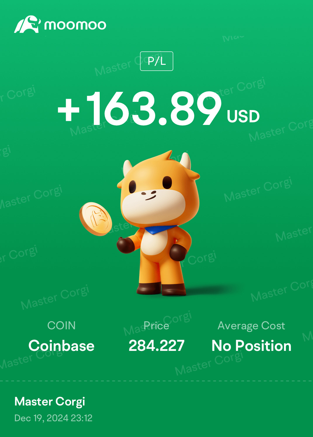 生意清淡 🤑 $Coinbase (COIN.US)$