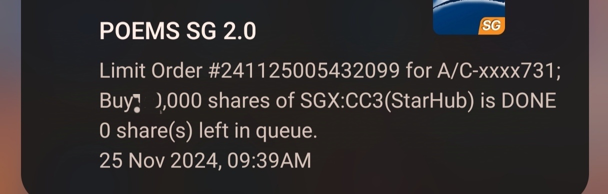 $星和 (CC3.SG)$ 為了完成併購，保留......作為定期存款5.9% 與CPF 2.6%、TBill 3.08%、SSb 2.8%> 比較 希望獲得25-40%的資本收益 [合十]