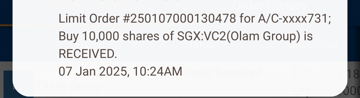 $Olam Group (VC2.SG)$ 釣りの時間 🐟🐟🐟