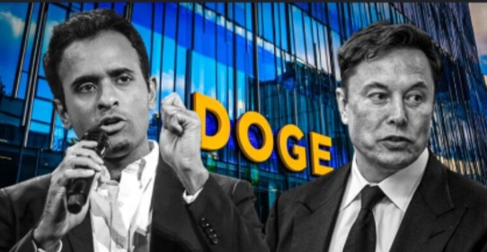 Elon MuskとVivek Ramaswamy: 政府改革のDOGE計画。