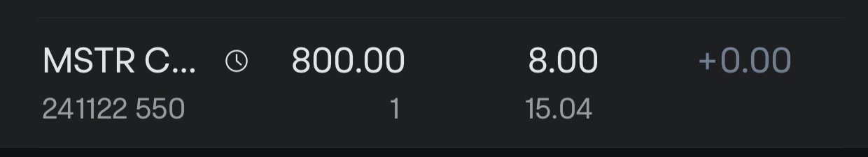 $MicroStrategy (MSTR.US)$ sell have mstr, waiting for 1122 550 C to pop tonight