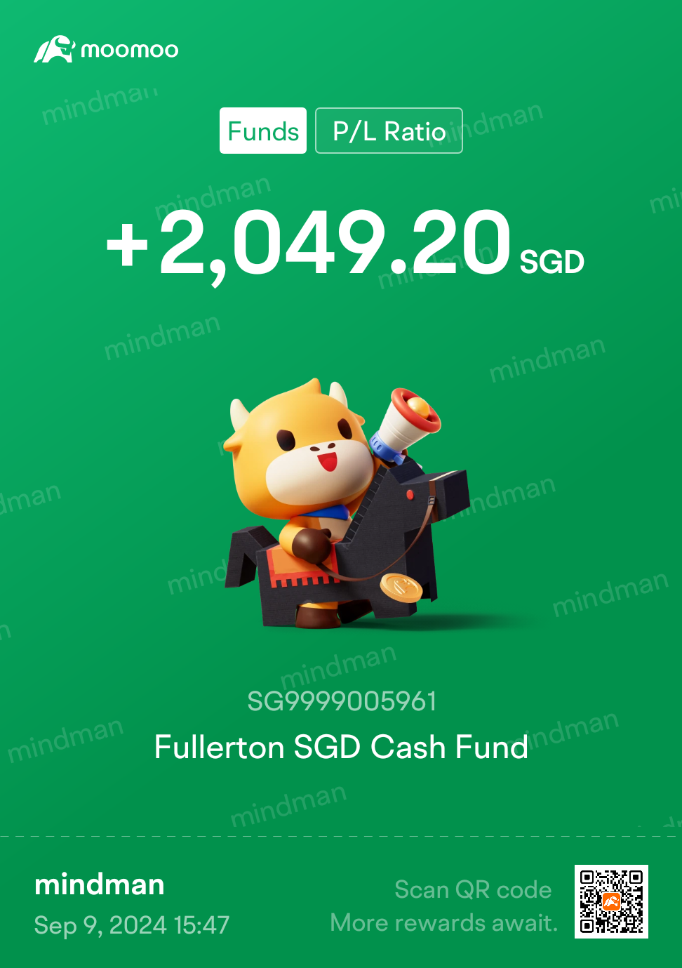 $Fullerton SGD Cash Fund (SG9999005961.MF)$