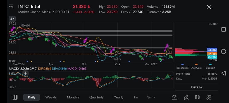 🎯特朗普将英特尔视为2025年赢家科技股票✨