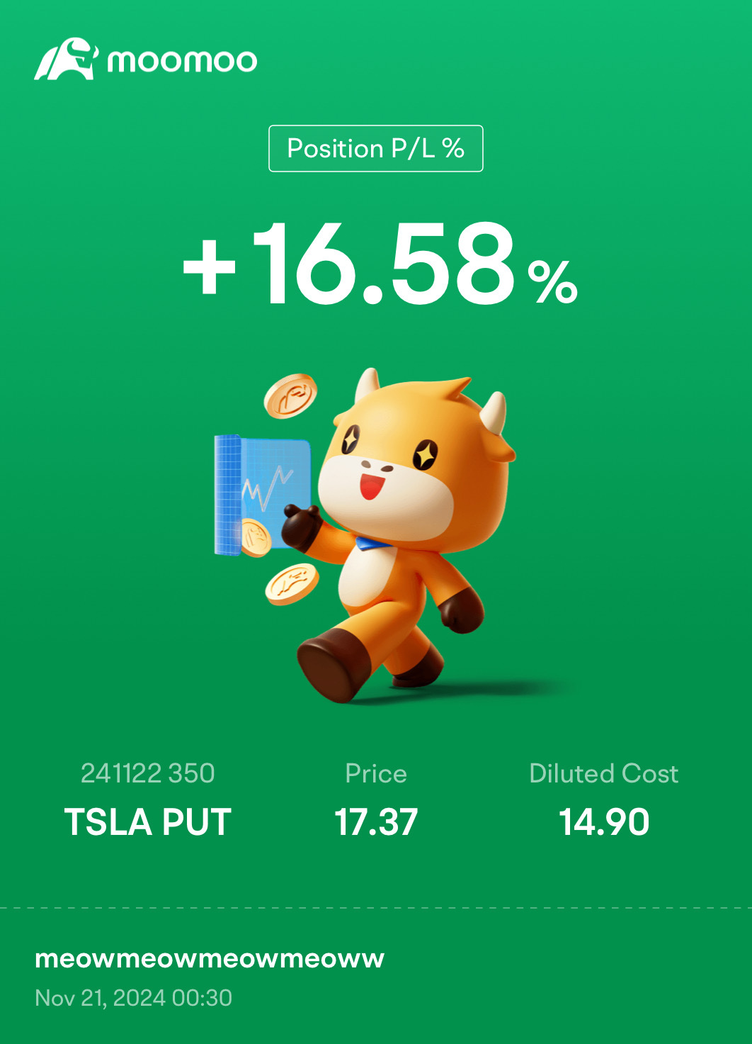 $特斯拉 (TSLA.US)$ 加油熊🐻🐻🐻