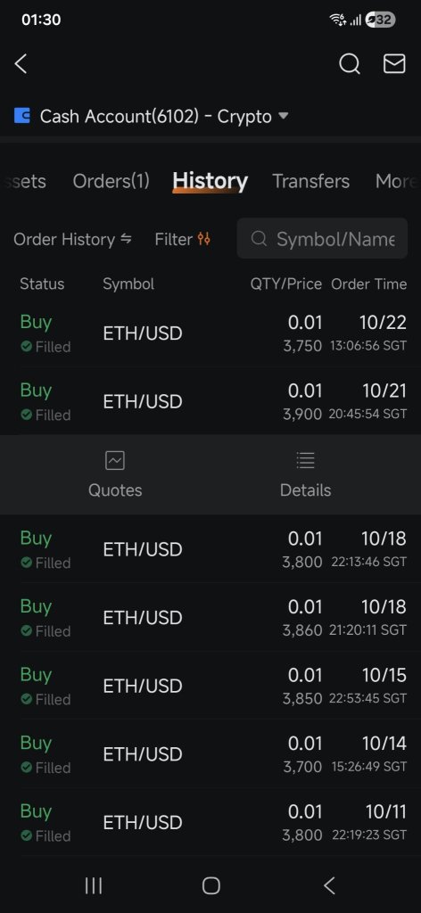 Small crypto position on moo