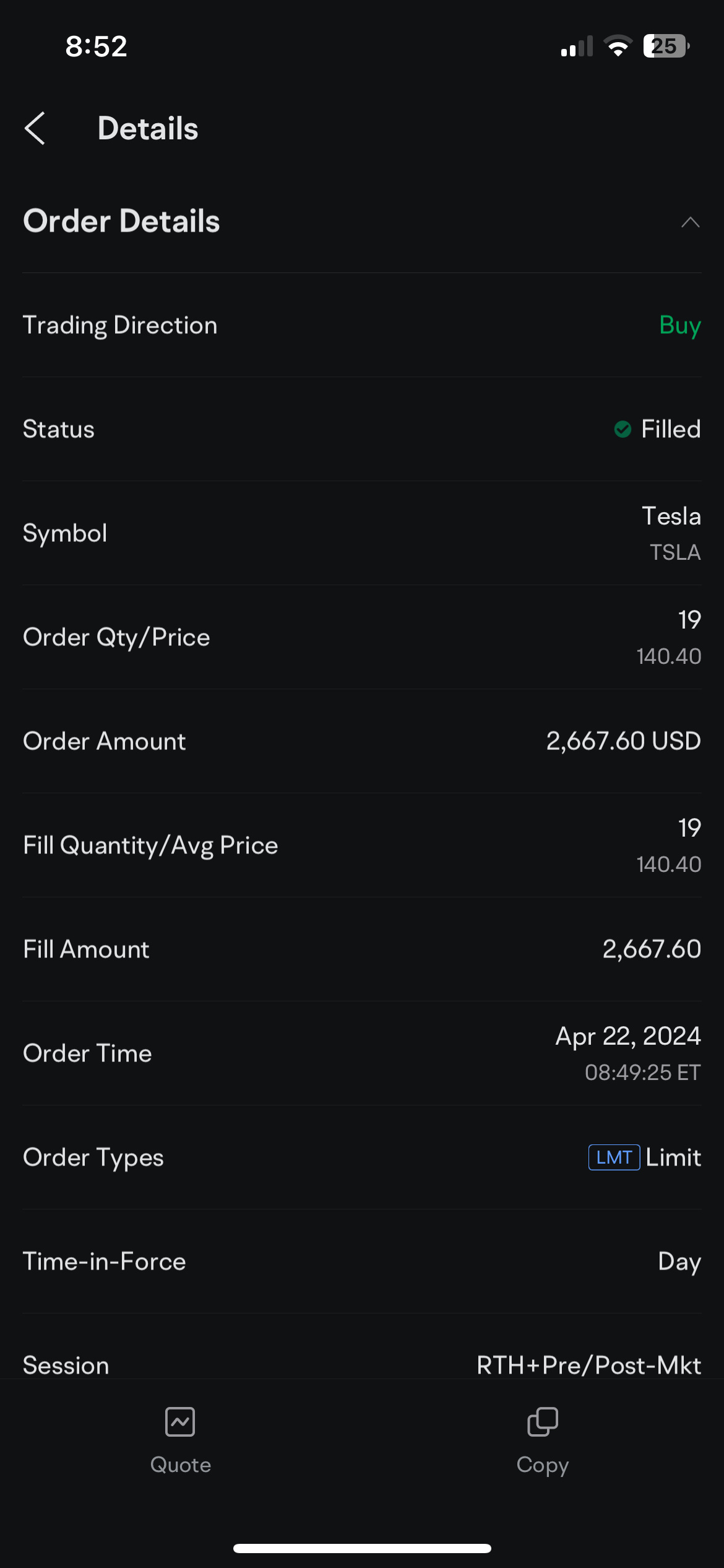 $Tesla (TSLA.US)$ lets see if 140 holds [Trick]