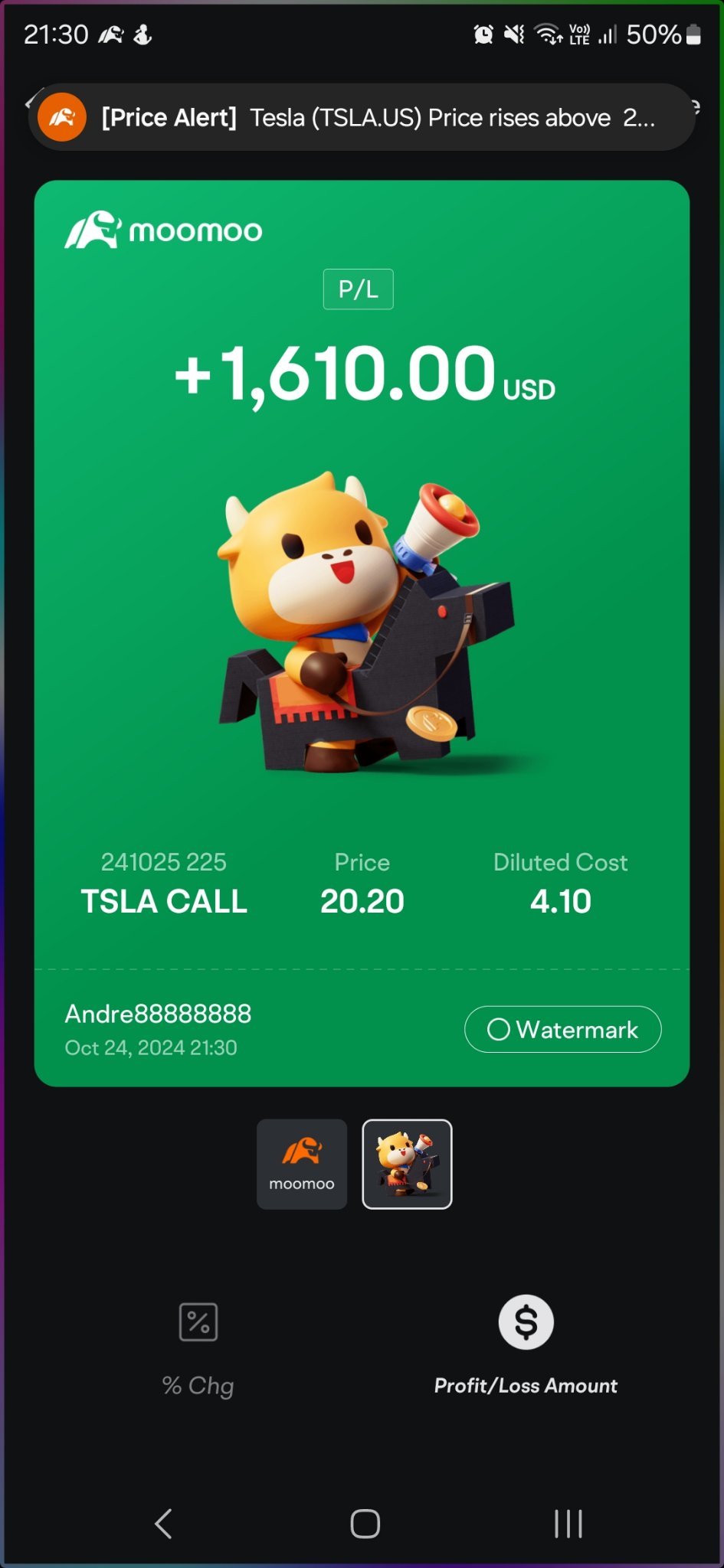 $特斯拉 (TSLA.US)$ woohooo