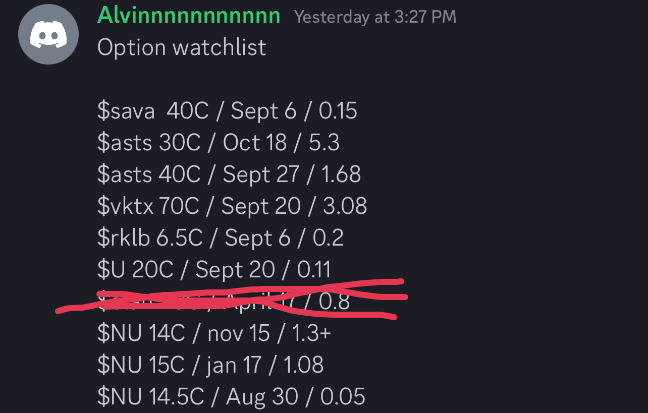 簡単すぎます！ $nu 0.05 から 0.55 の Fcking Bang Good 夜中の人みんな！来週のために新しいオプションリストを作りました。私たちは絶対にお金持ちにならないわけではありません💰