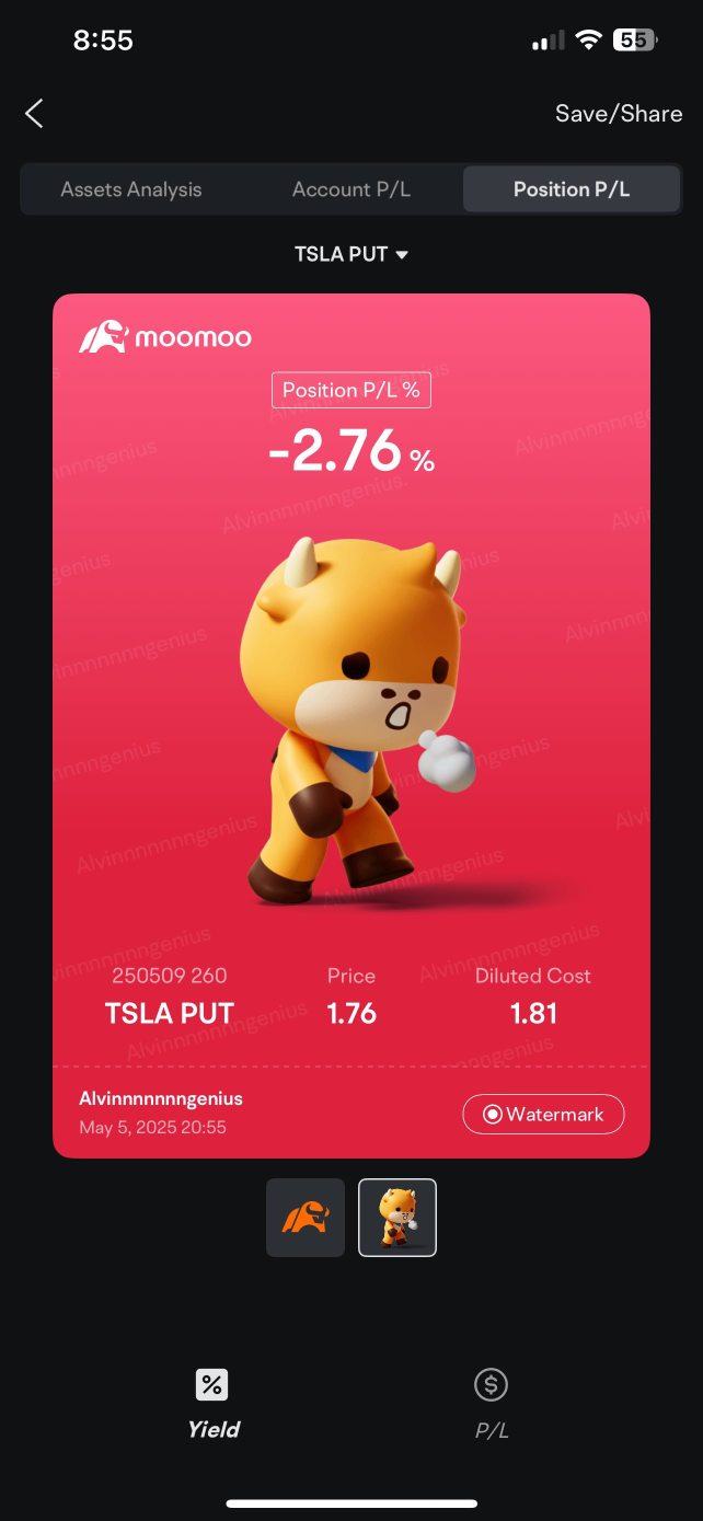 accidentally bought this last Friday before close I’m down badly 2.76%