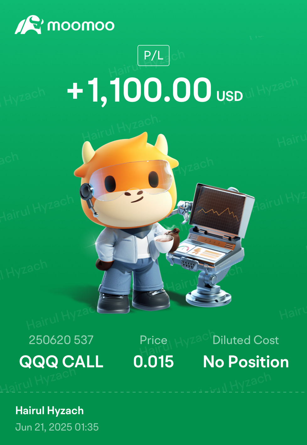 Calls and Puts both ways can make money! :)