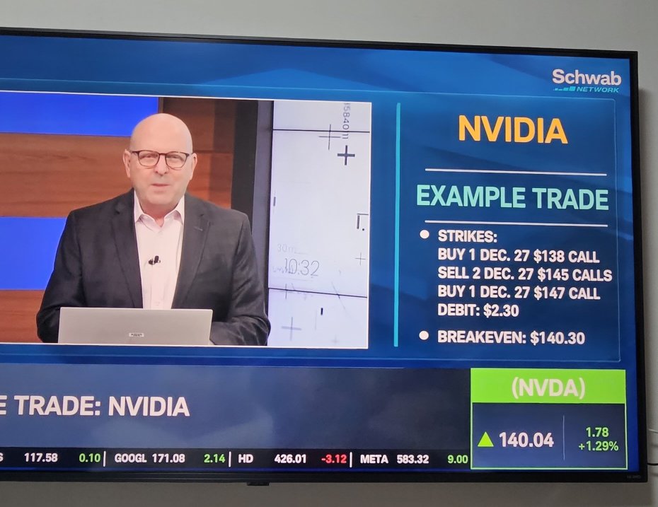 Bullish strategy, call 🦋 debit at 230 to 250. Max loss is the debit that you pay. Max profit is at 450 to 470. Nvda stock price must move to 145, which is  at the top of the tent of the graph.