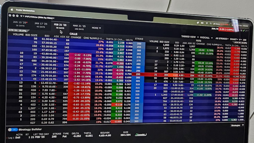 Bullish to neutral  play on Visa recent 2% pullback. 