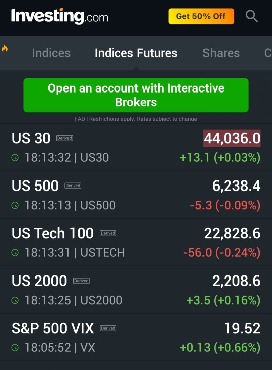 Mkt update