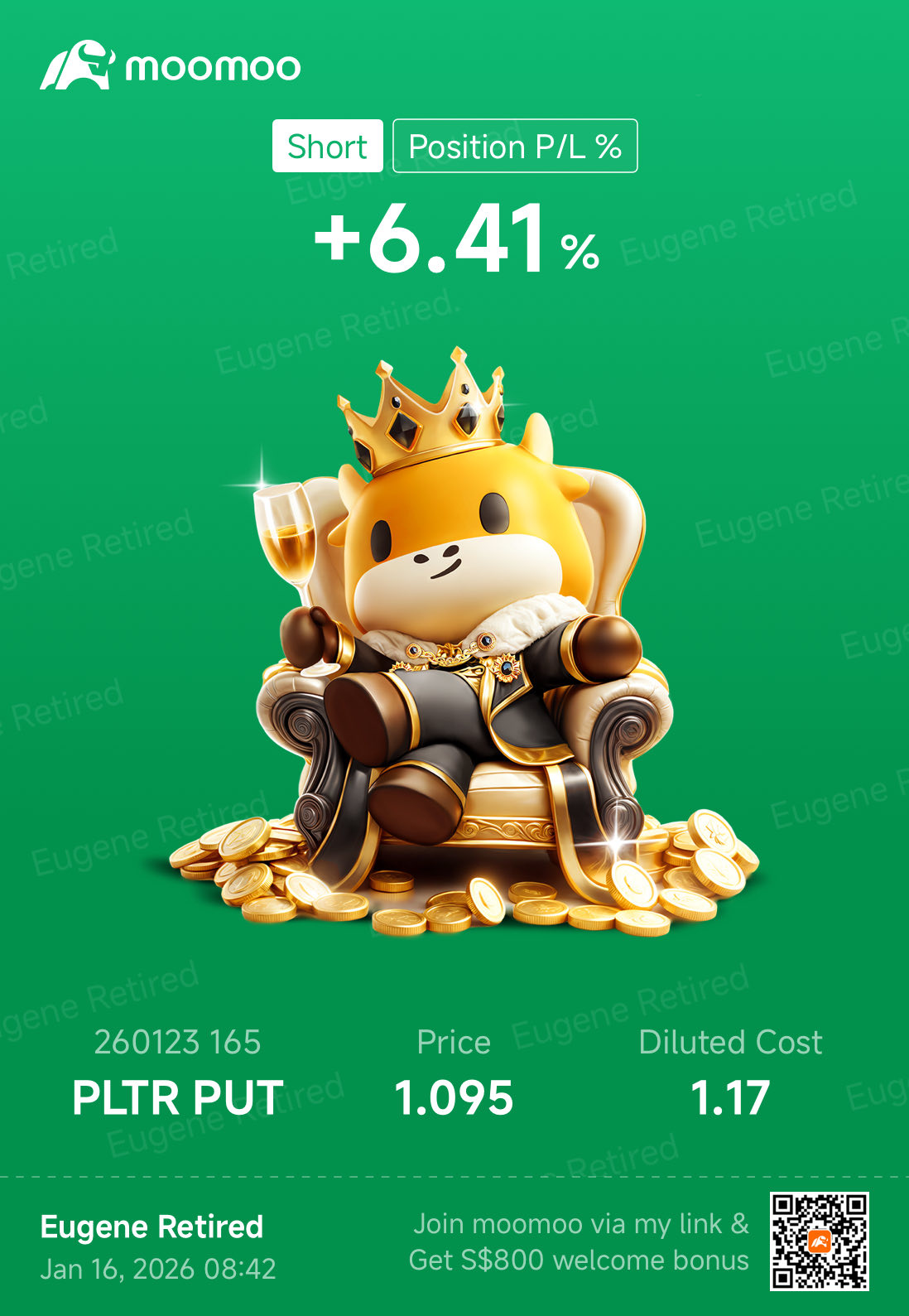 私のプット売りポジションの更新です！ - moomooコミュニティ
