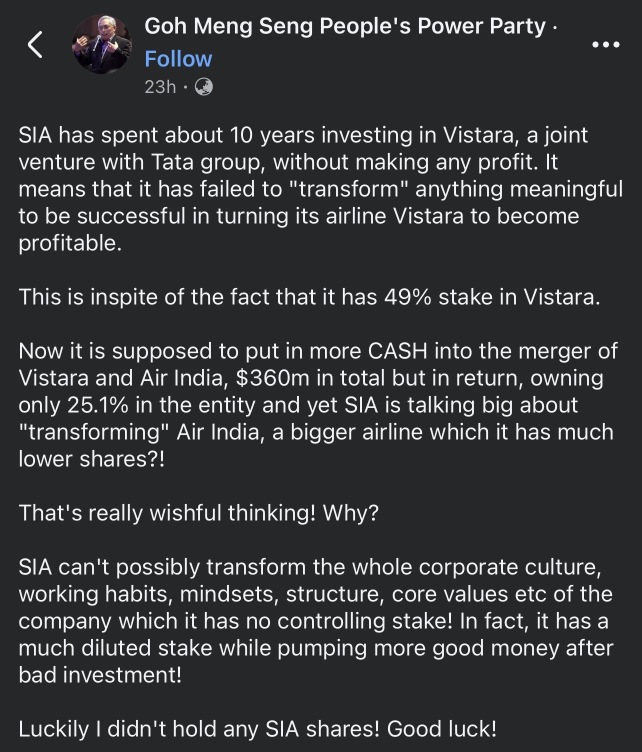 不是我說一個。