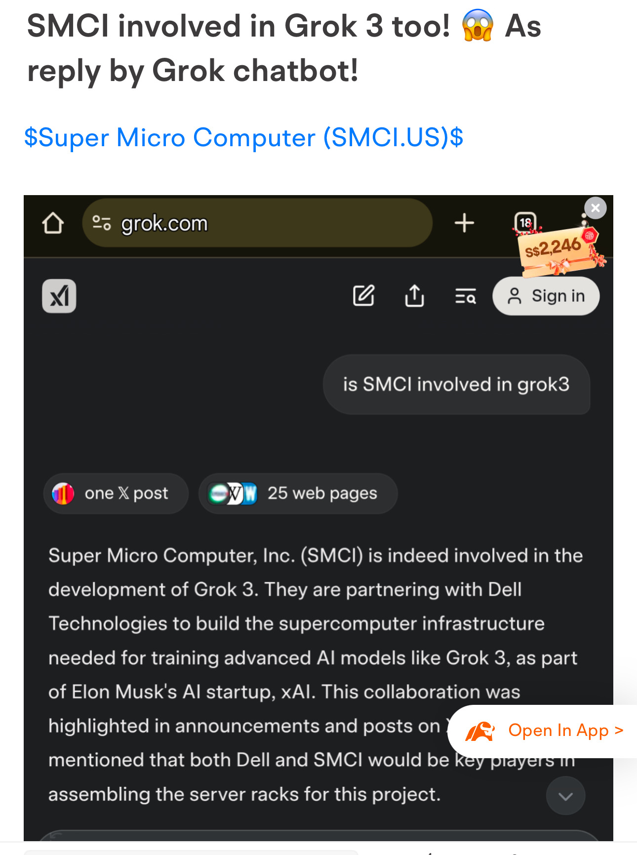 SMCI X TSLA