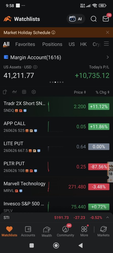 time to escape. took profit again !