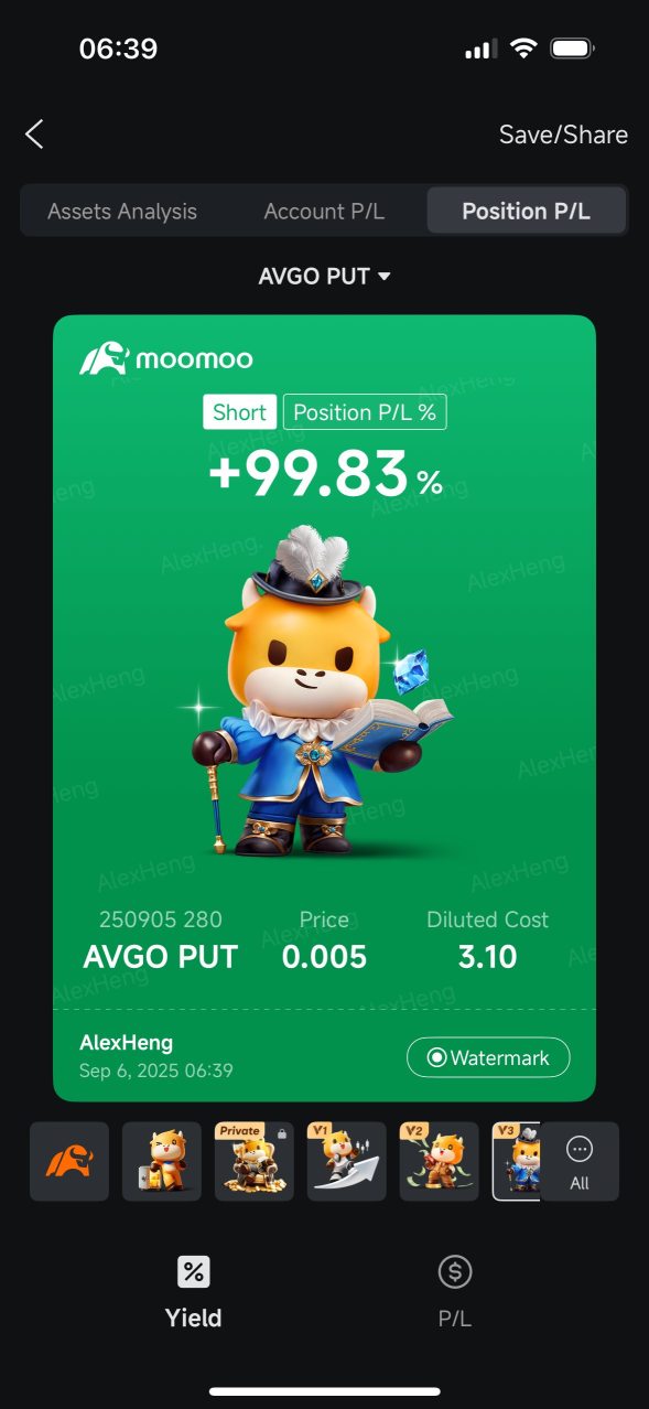 Weekly Options Trades ending 5 Sep