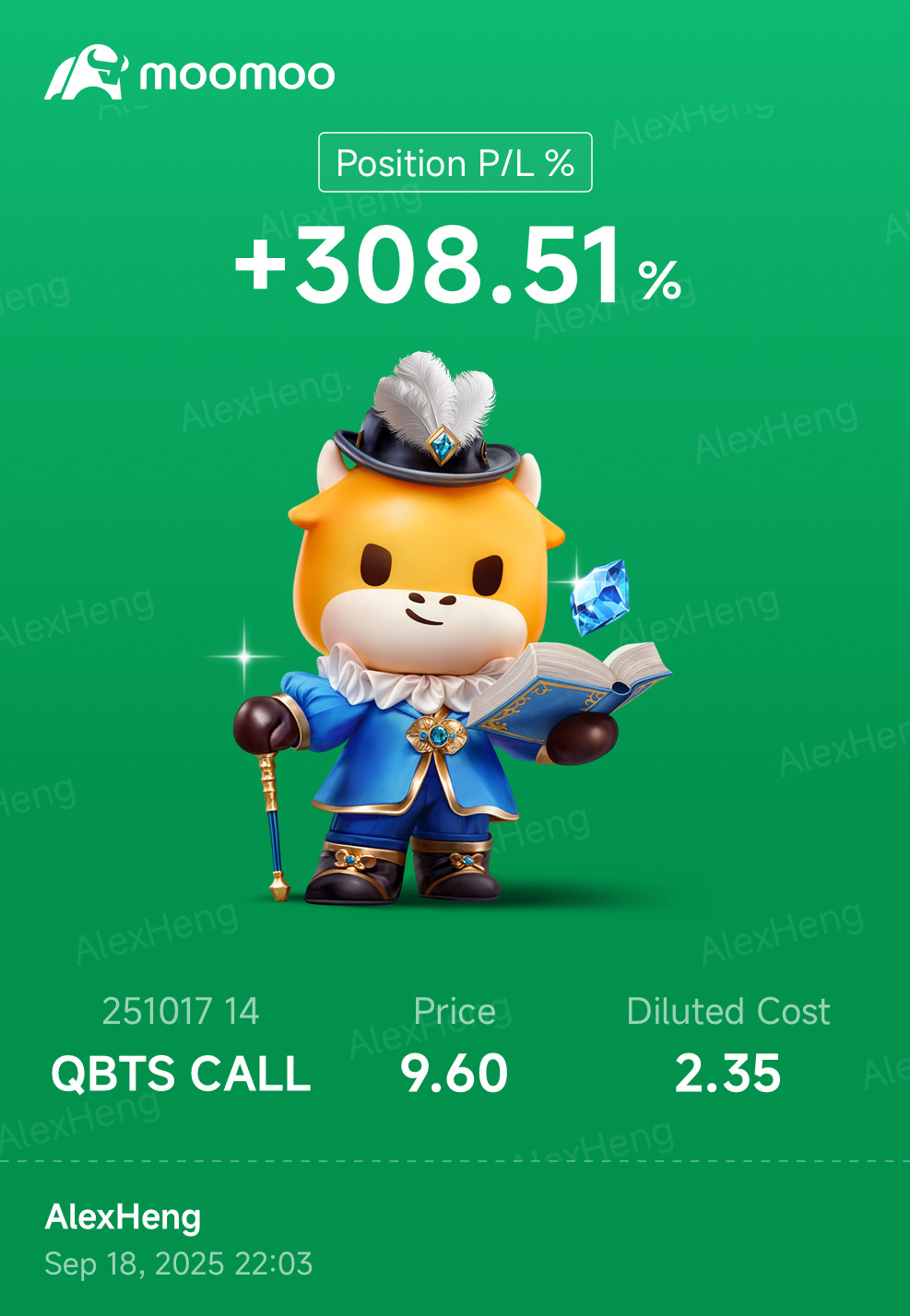 Weekly Options Trade ending 19 Sept