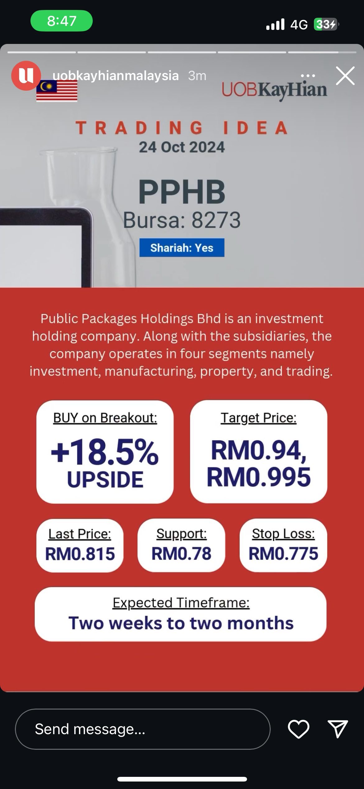 $PPHB (8273.MY)$ 2024-10-24 UOB Kay Hian Trading idea